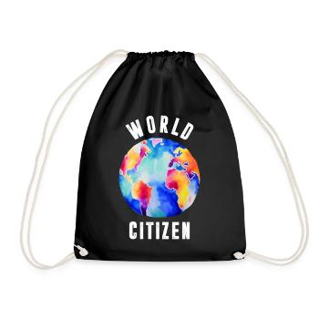 Graphique World Citizen - Sac de sport léger - noir - Devant