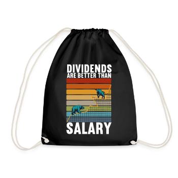 Capitalisme investisseur boursier - Sac de sport léger - noir - Devant