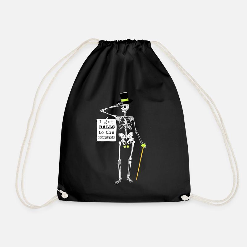 Balls to the bone - Turnbeutel - Schwarz