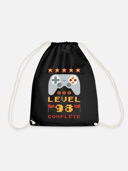 98e anniversaire Niveau 98 Terminé - Sac de sport léger - noir