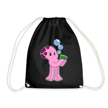 Cartes de poker Krake Poker - Sac de sport léger - noir - Devant