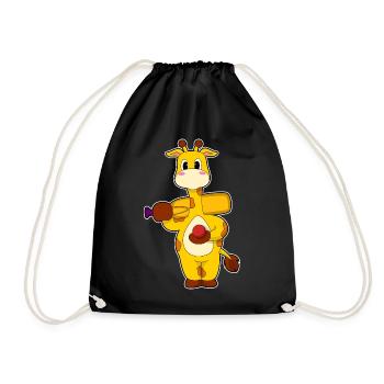 Giraffe Cricket Cricket Raquette - Sac de sport léger - noir - Devant