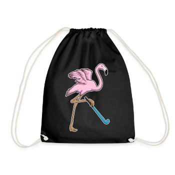 Hockey sur gazon Flamingo Stick - Sac de sport léger - noir - Devant