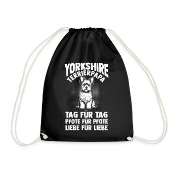 Chien Chien Papa Papa Yorkshirepapa Yorkshire Terri - Sac de sport léger - noir - Devant