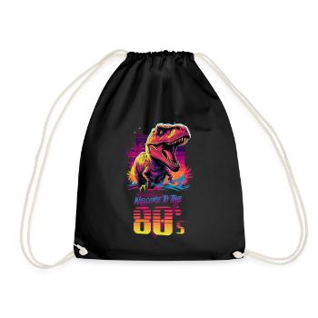 Weclometo the 80s - Turnbeutel - Schwarz - Vorne