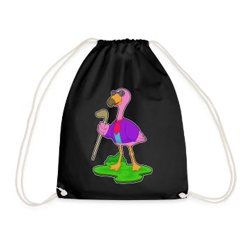Flamingo Sunglasses - Drawstring Bag - black - Front