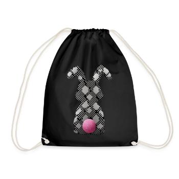 Easter Bunny - Turnbeutel - Schwarz - Vorne