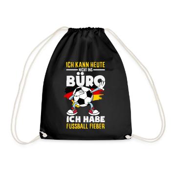 Drôle de Football Football Fan Cadeau - Sac de sport léger - noir - Devant