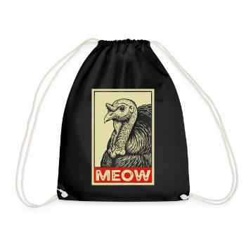 Je suis juste là pour la sauce drôle de Thanksgiving - Sac de sport léger - noir - Devant