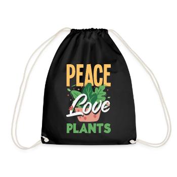 Cadeaux pour les jardins et les amoureux des plantes - Sac de sport léger - noir - Devant