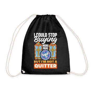 Art du vitrail Artiste du vitrail - Sac de sport léger - noir - Devant