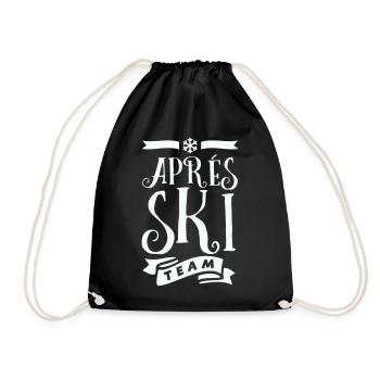Après Ski Team - Drawstring Bag - black - Front