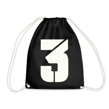 3 - Sac de sport léger - noir - Devant