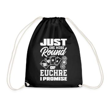 Encore un tour d’Euchre - Sac de sport léger - noir - Devant