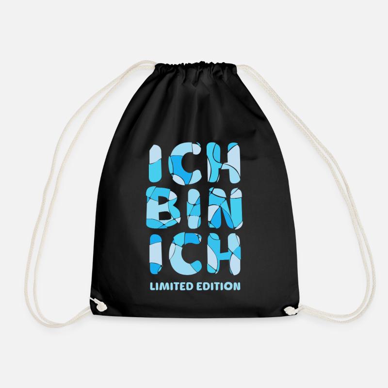 I AM ME - Limited Edition - Drawstring Bag - black
