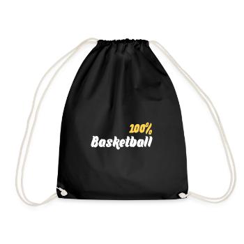 BasketBall 100% - Sac de sport léger - noir - Devant