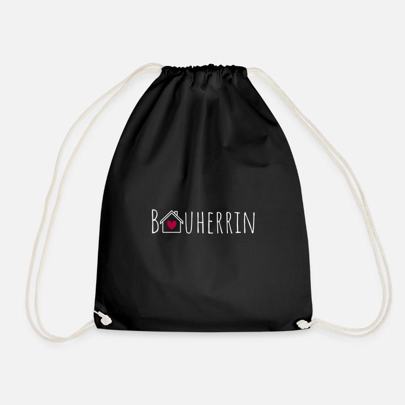 Bauherrin - Turnbeutel - Schwarz
