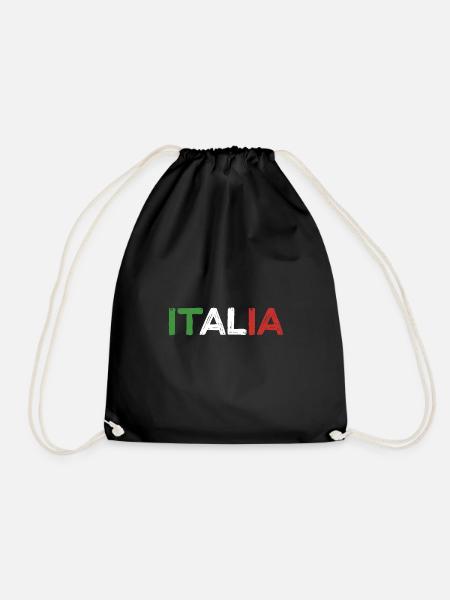 italia sommer - Turnbeutel - Schwarz