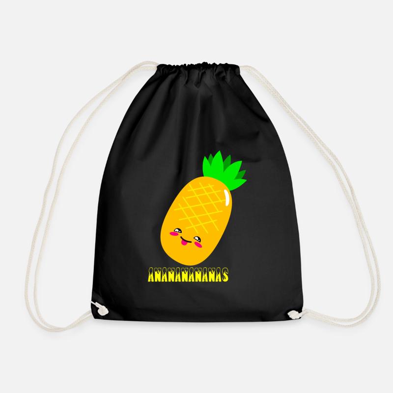 Ananananananas - Turnbeutel - Schwarz