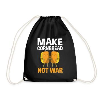 Gluten Free Gluten - Drawstring Bag - black - Front