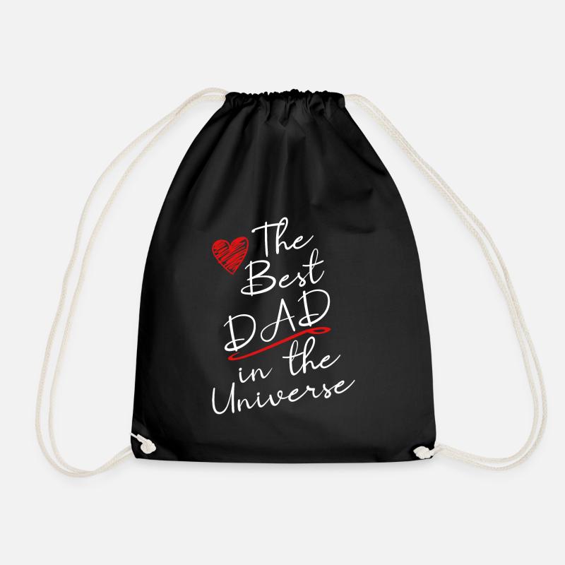 The Best DAD in the Universe - Drawstring Bag - black