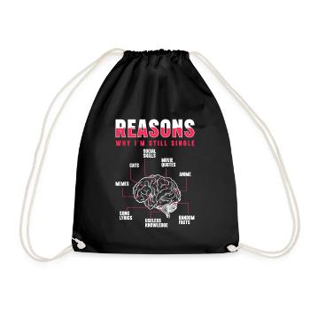 Relation Seule Bachelorette Single - Sac de sport léger - noir - Devant