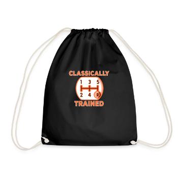 Manual transmission Gearshift Manual transmission - Drawstring Bag - black - Front