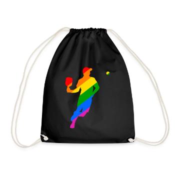 LGBTQ Pickleball - Sac de sport léger - noir - Devant