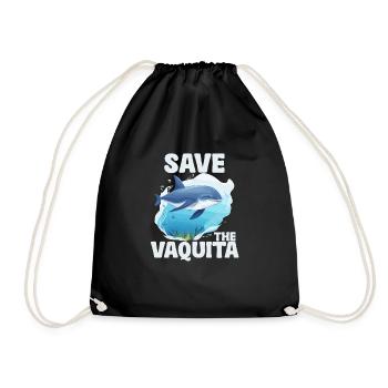 Rettet Den Vaquita-Schweinswal Cochito - Turnbeutel - Schwarz - Vorne