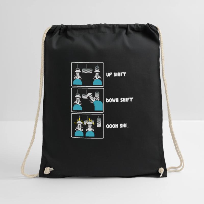 Up Shift Down Shift Funny Car Gear Changes Drawstring Bag
