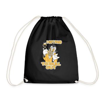 Tooth Fairy: Humorous Sayings - Drawstring Bag - black - Front