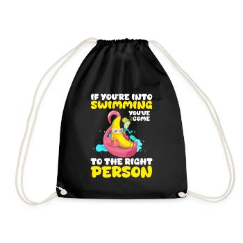Pool Vacation Cooling Out Friends - Drawstring Bag - black - Front