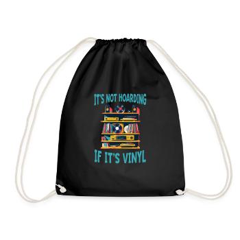 Ce n’est pas de la thésaurisation s’il s’agit d’un vinyle de collection - Sac de sport léger - noir - Devant