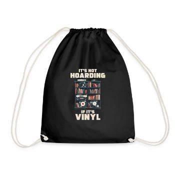 Ce n’est pas de la thésaurisation s’il s’agit d’un vinyle de collection - Sac de sport léger - noir - Devant