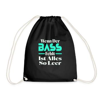 Si la basse manque, tout est si vide - - Sac de sport léger - noir - Devant