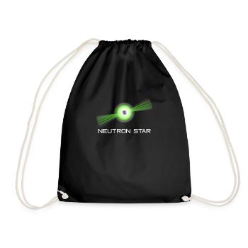 Neutrons Star Science Universe - Drawstring Bag - black - Front