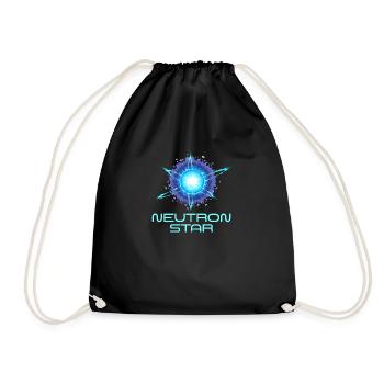 Neutrons Star Science Universe - Drawstring Bag - black - Front