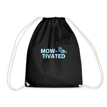 Tondeuse à gazon tondeuse pour les amoureux du jardin - Sac de sport léger - noir - Devant