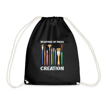 Weapons Of Mass Creation Artist Inspiration - Drawstring Bag - black - Front
