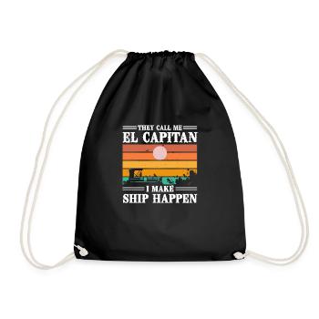 El Capitan Sunset Boat Adventure - Sac de sport léger - noir - Devant
