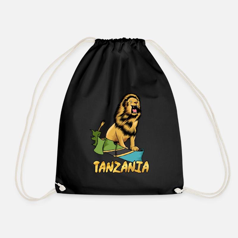 Tanzanie - Sac de sport léger - noir