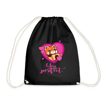 Momo's Perfect Crush - Turnbeutel - Schwarz - Vorne