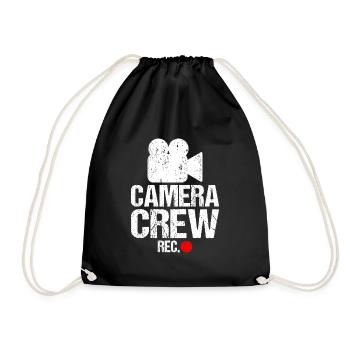 Camera Produktion Crew Rec - Turnbeutel - Schwarz - Vorne