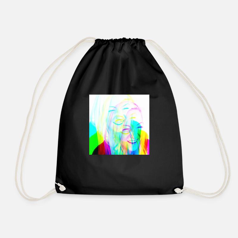 Mutti Psychedelic - Turnbeutel - Schwarz
