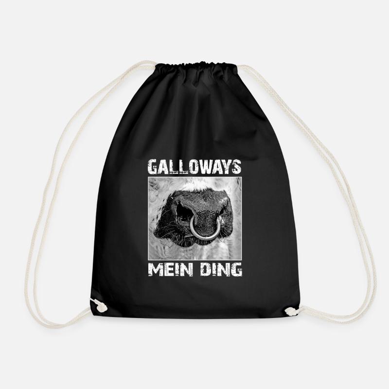 galloways mein ding | Galloway - Turnbeutel - Schwarz