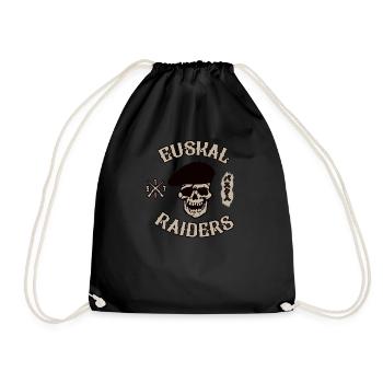Euskal Raiders - Drawstring Bag - black - Front