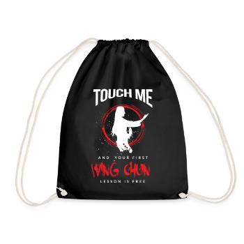 Wingtsun Wing chun Touch Me - Turnbeutel - Schwarz - Vorne