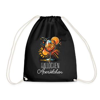 Hello Aperölchen Cocktail Summer Party Chemise - Sac de sport léger - noir - Devant