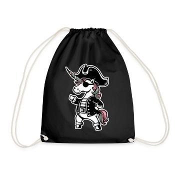 Unicorn Unicorns Mythical Creatures Mystical - Drawstring Bag - black - Front