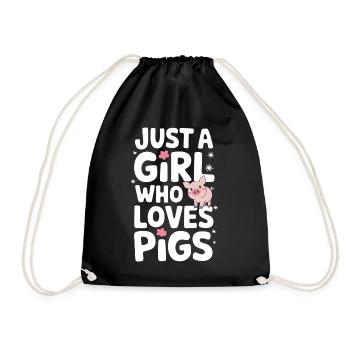 Animal cochon - Sac de sport léger - noir - Devant